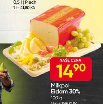 Milkpol Eidam 30% 100 g