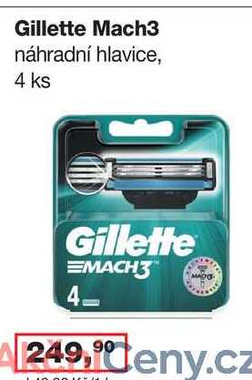Gillette Mach3 4 ks