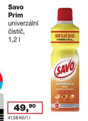 Savo Prim 1,2 l