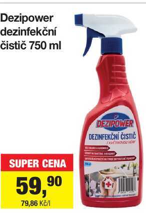 Dezipower dezinfekční čistič 750 ml