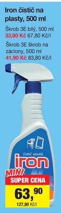 Iron čistič na plasty, 500 ml