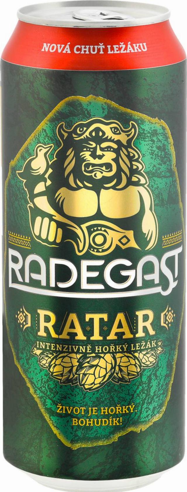 Radegast Ratar Pivo světlý ležák v akci