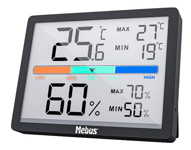 MEBUS Pokojový teploměr a vlhkoměr