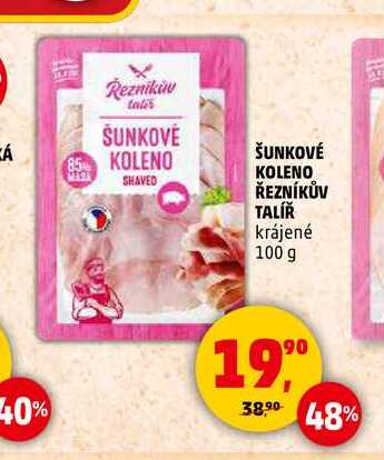ŠUNKOVÉ KOLENO ŘEZNÍKŮV TALÍŘ, 100 g