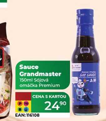 Sauce Grandmaster Sójová omáčka Premium 150 ml