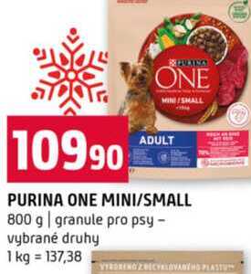PURINA ONE MINI/SMALL 800 g granule pro psy vybrané druhy