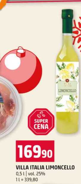 VILLA ITALIA LIMONCELLO 0,5l vol. 25%