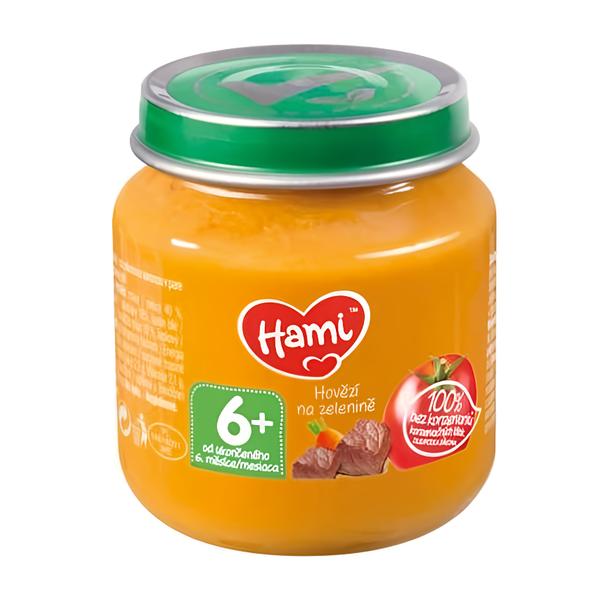 Hami Příkrm Hovězí na zelenině 6m+