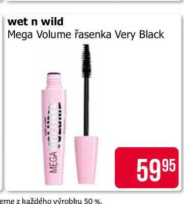 wet n wild Mega Volume řasenka Very Black 