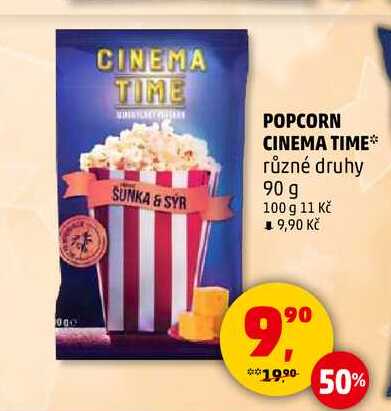 POPCORN CINEMA TIME, 90 g