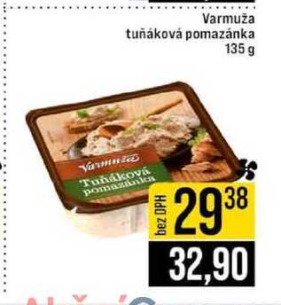 Varmuža tuňáková pomazánka 135 g