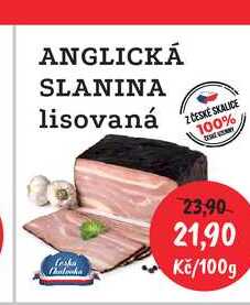 ANGLICKÁ SLANINA lisovaná 100g