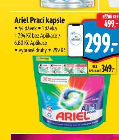 Ariel Prací kapsle 44 dávek