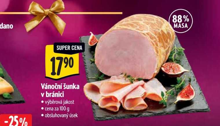  Vánoční šunka v bránici 100 g