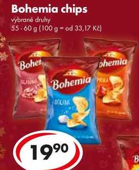 Bohemia chips, 55-60 g 