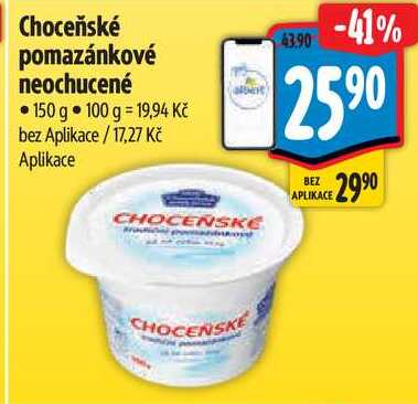 Choceňské pomazánkové neochucené, 150 g