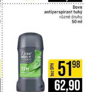 Dove antiperspirant tuhý různé druhy 50 ml