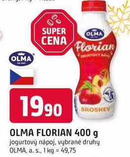OLMA FLORIAN 400 g jogurtový nápoj