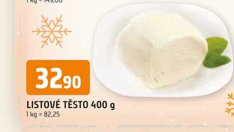 LISTOVÉ TĚSTO 400 g