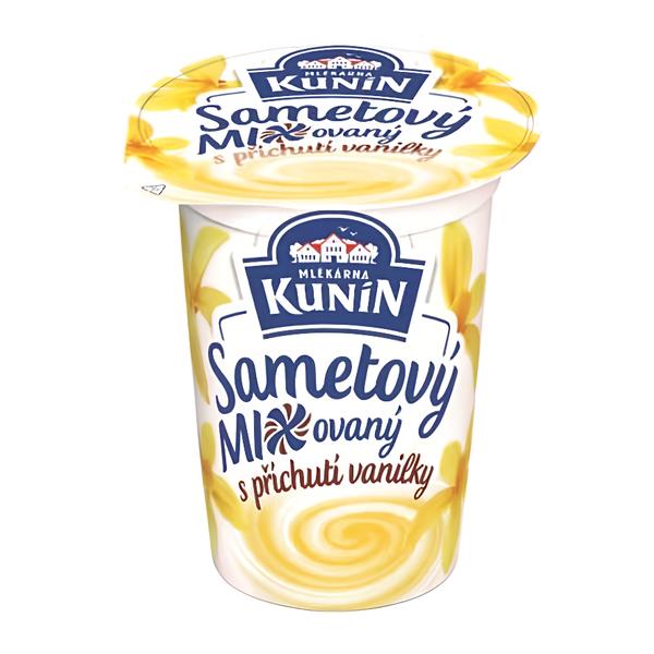 Mlékárna Kunín Sametový jogurt s příchutí vanilky