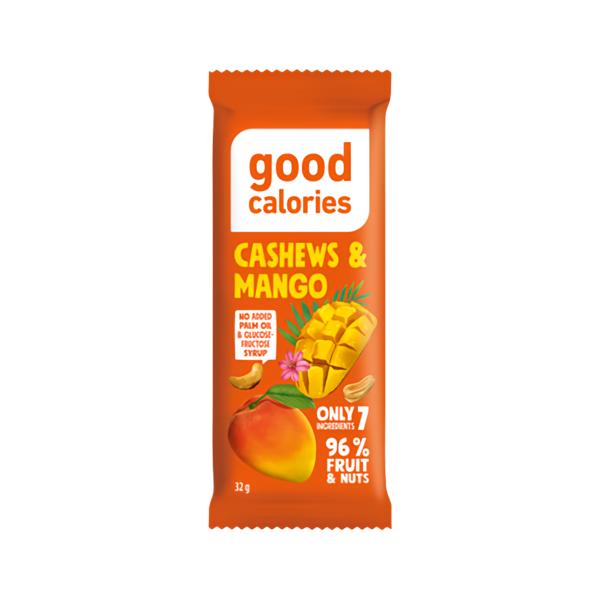 good calories Energetická tyčinka mango & kešu