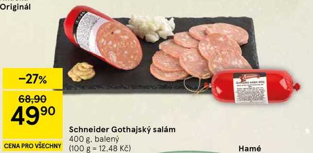 Schneider Gothajský salám, 400 g, balený