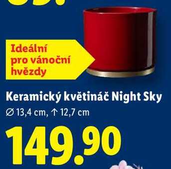 Keramický květináč Night Sky 