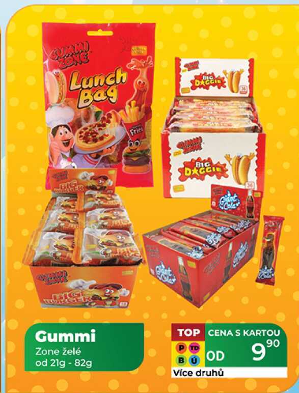 Gummi Zone želé od 21g - 82g