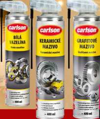 Dárková sada autokosmetiky Carlson Gold Edition - čtyři druhy maziv
