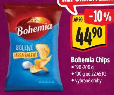 Bohemia Chips, 190-200 g