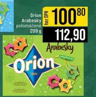 Orion Arabesky polomȧčené 209 g