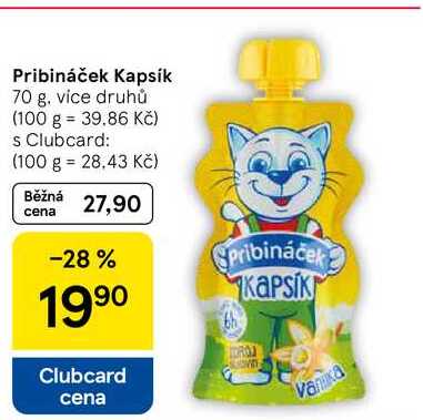 Pribináček Kapsík, 70 g