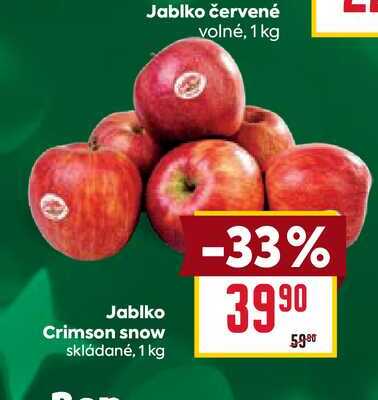 Jablko Crimson snow skládané, 1 kg