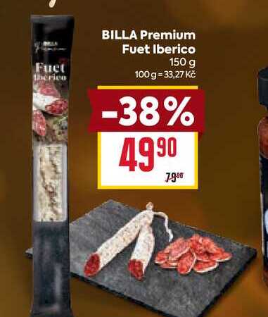 BILLA Premium Fuet Iberico 150 g 