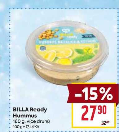 BILLA Ready Hummus 160 g