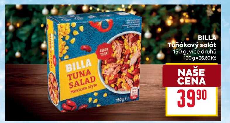BILLA Tuňákový salát 150 g 