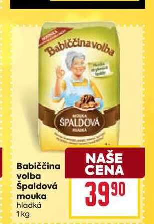Babiččina volba Špaldová mouka hladká 1 kg 