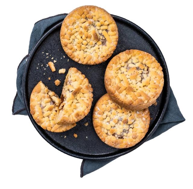 Koláč s jablečnou náplní a drobenkou