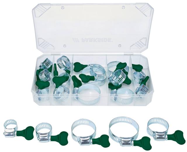 PARKSIDE Sada hadicových spon 19dílná