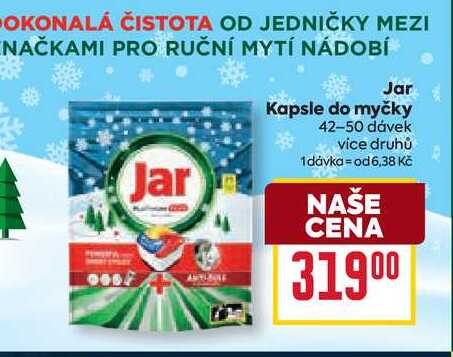 Jar Kapsle do myčky 42-50 dávek