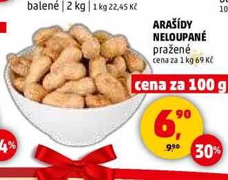 ARAŠÍDY NELOUPANÉ, 100 g