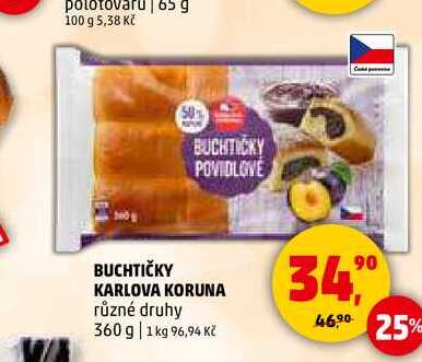 BUCHTIČKY KARLOVA KORUNA, 360 g