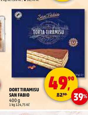 DORT TIRAMISU SAN FABIO, 400 g