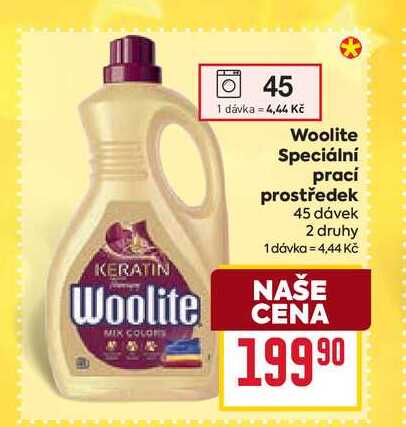 Woolite Speciální prací prostředek 45 dávek