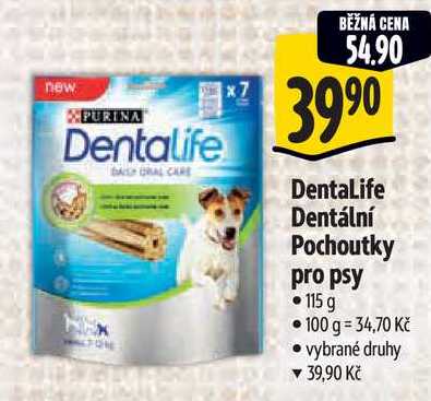 DentaLife Dentální Pochoutky pro psy, 115 g