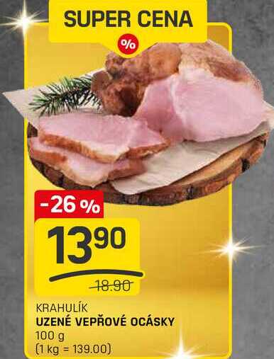 UZENÉ VEPŘOVÉ OCÁSKY 100 g 