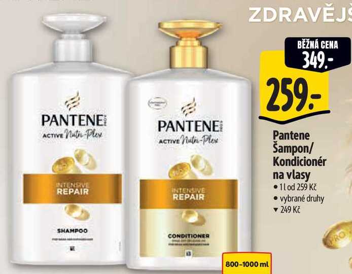 Pantene Kondicionér na vlasy, 800 ml