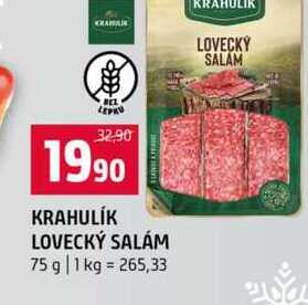 KRAHULIK LOVECKÝ SALÁM 75 g 