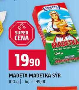 MADETA MADETKA SÝR 100 g 
