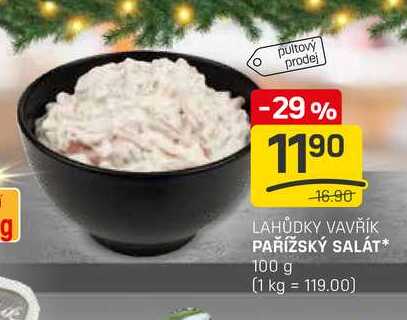 PAŘÍŽSKÝ SALÁT 100 g